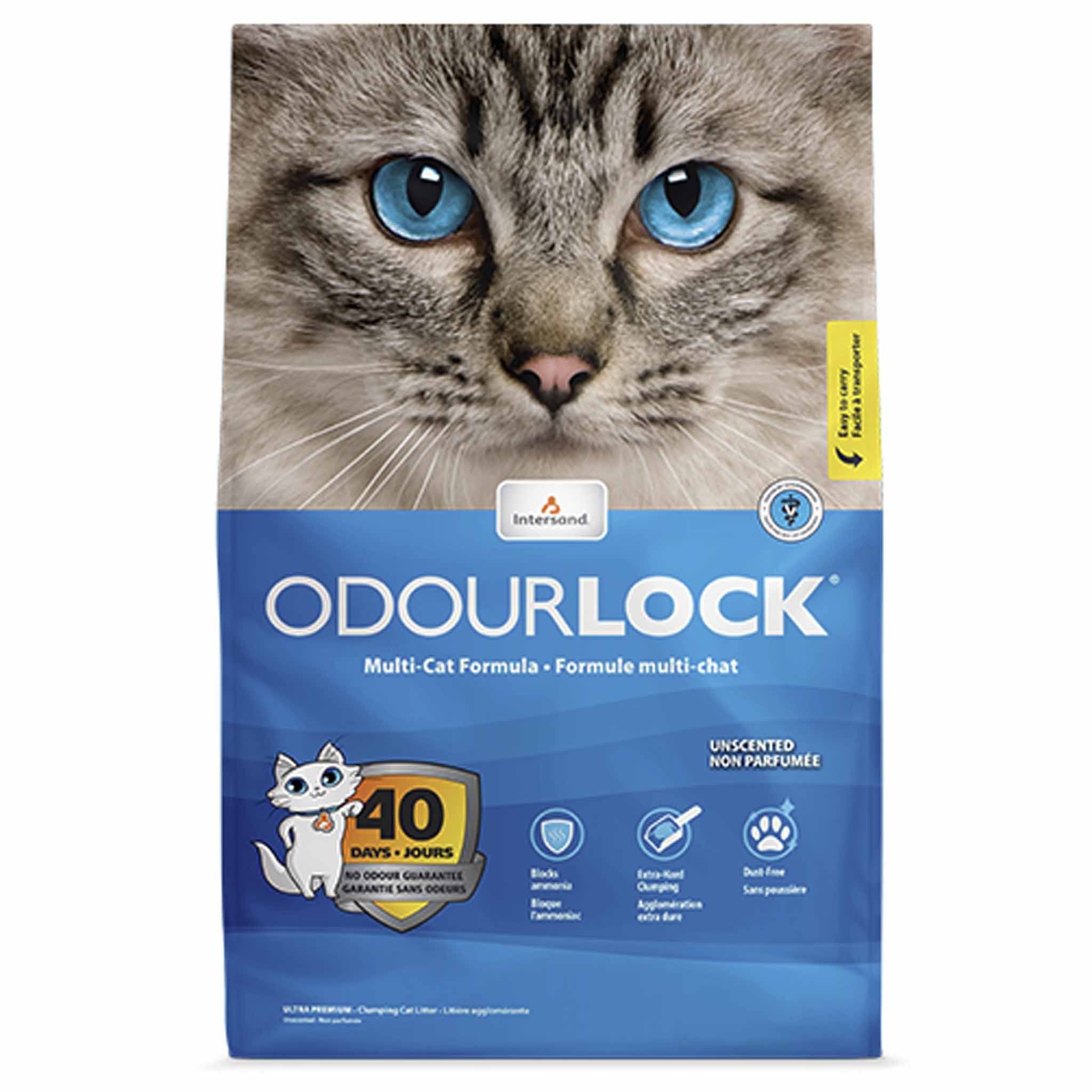 Intersand Odorlock Unscented Cat Litter, 13-lb