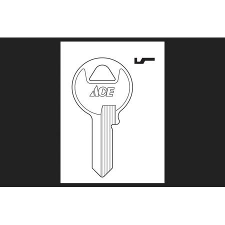 Ace Home Padlock Key Blank EZ#M1 Single Sided for Master Locks