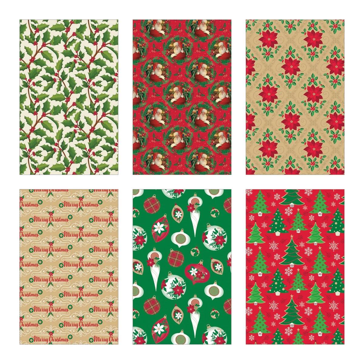 Santas Forest 4435236 30 in. x 40 Sq. ft. Gift Paper Wrapping