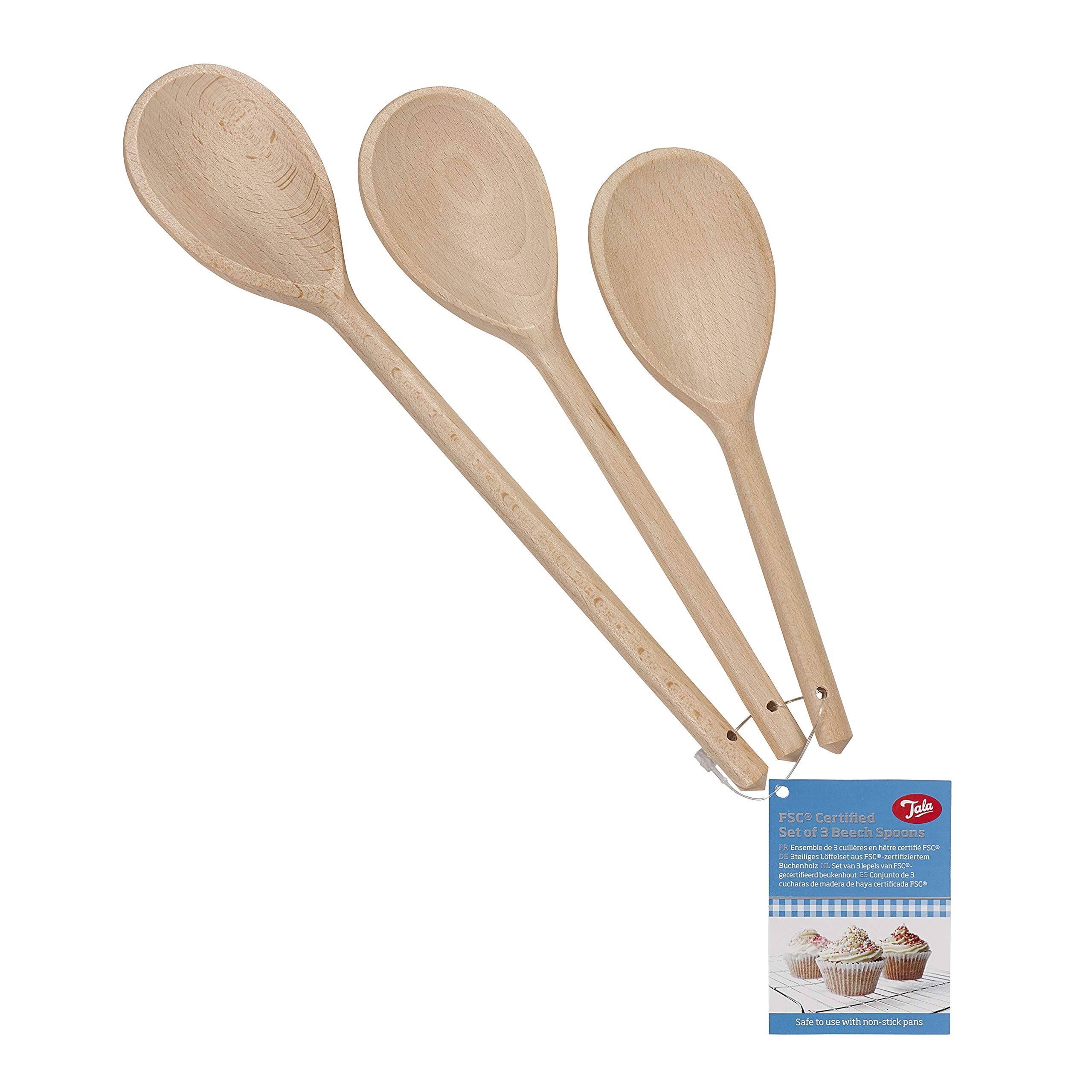 Tala Wooden Spoon Set - 3 Pcs