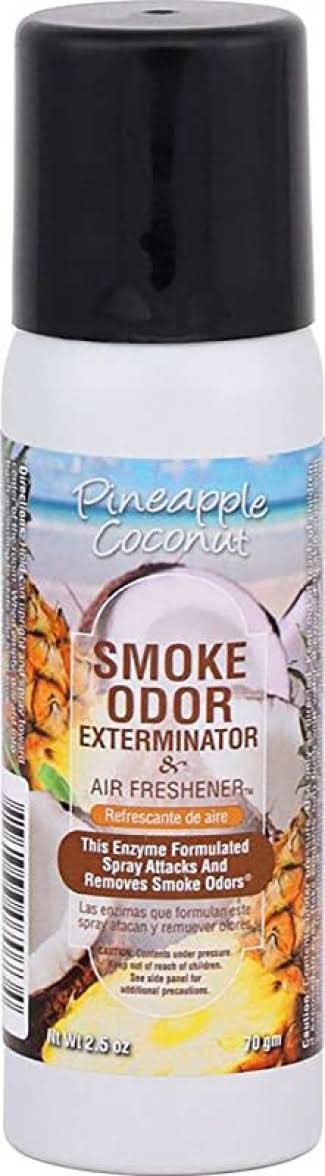 Smoke Odour Exterminator 70ml Mini Spray, (Pineapple Coconut) | Household Supplies