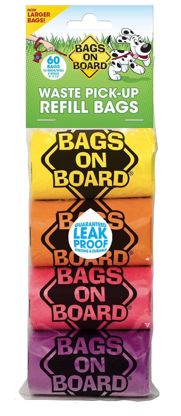 Bramton Bags On Board Waste Pick-Up Refill Bags - 60 Bags