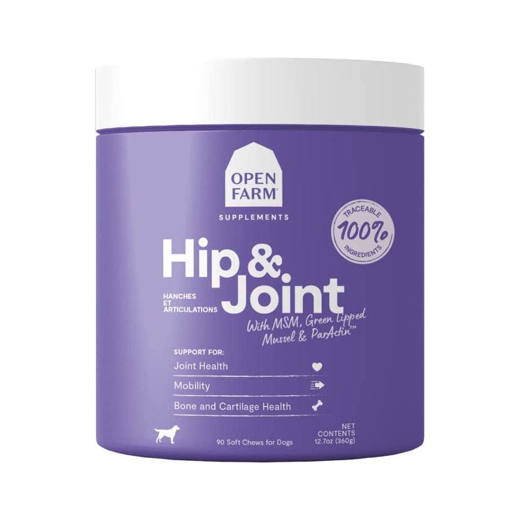 Open Farm Hip & Joint Chews, Dog Supplement, Dog Vitamins, Supports