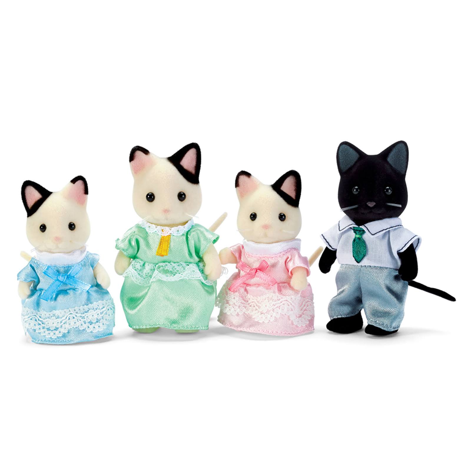 Calico Critters Tuxedo Cat Family Playset