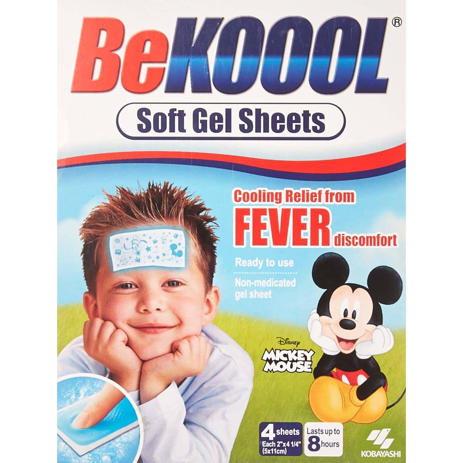 Be Koool Soft Gel Sheets For Kids - 4 Pack