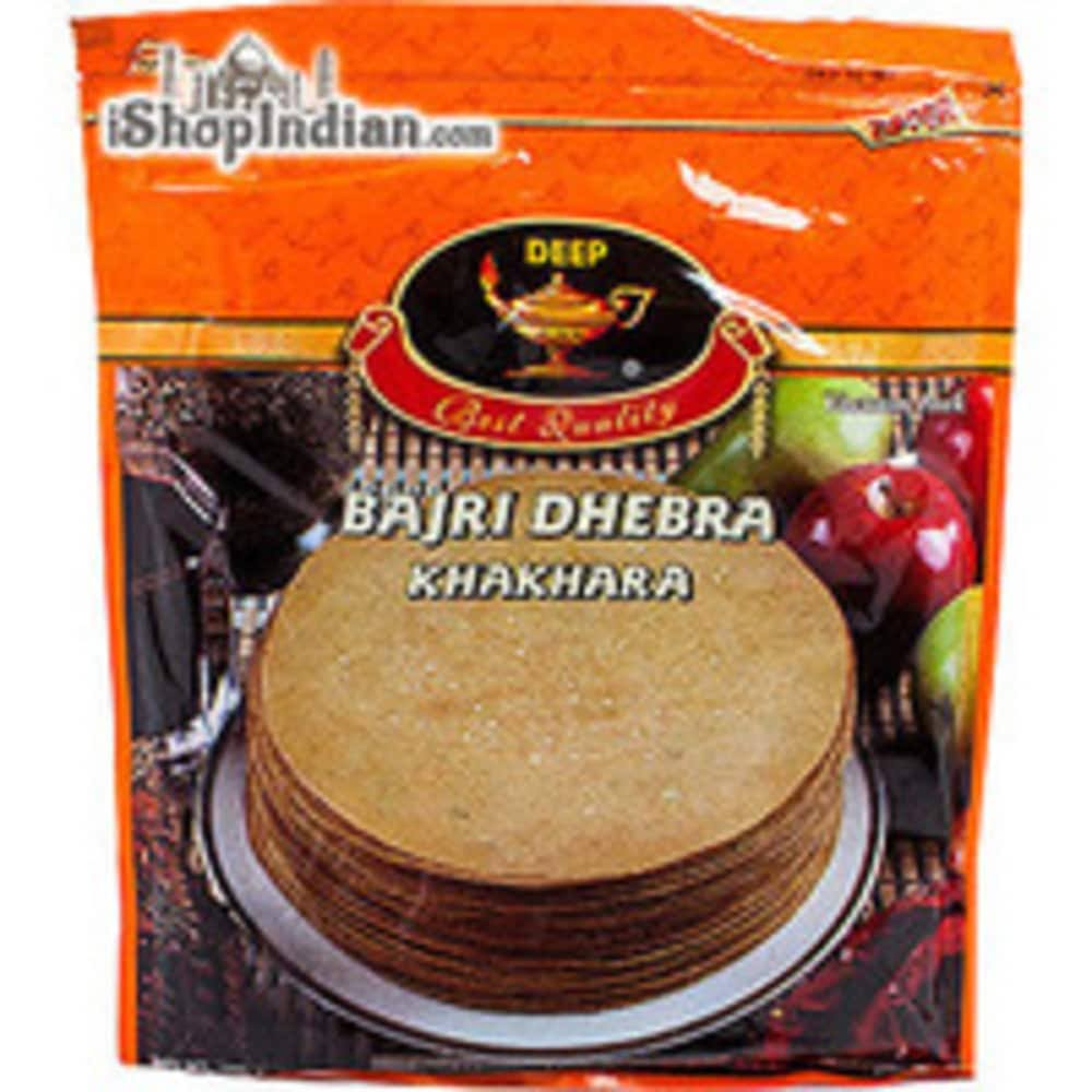 Deep Bajri Dhebra Khakhra 180gm (Best Before 4th Nov)