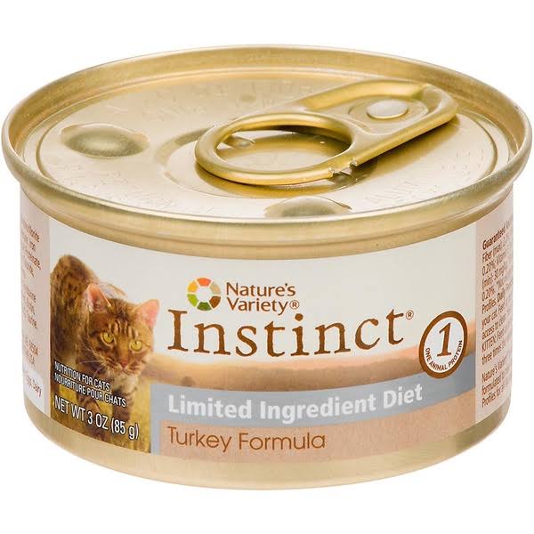 Nature's Variety Instinct Grain-Free Limited Ingredient Diet Canned Cat Food - Turkey Formula