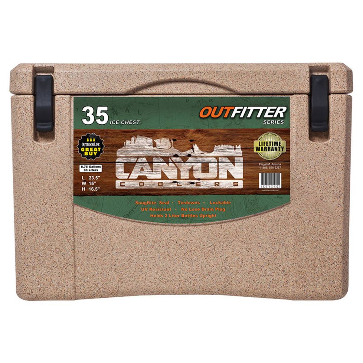 Canyon Coolers Series 35 Outfitter Cooler - Sandstone, 35qt