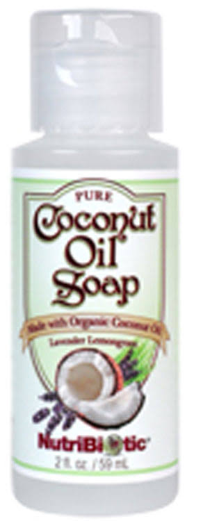 NutriBiotic Pure Coconut Oil Soap - Lavender Lemongrass, 2oz