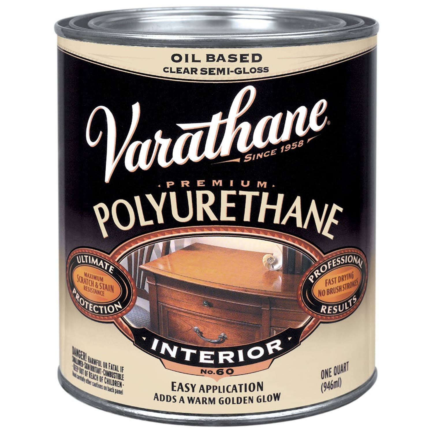 Rust-Oleum Varathane Interior Oil-Based Polyurethane - Semi-Gloss, 1qt
