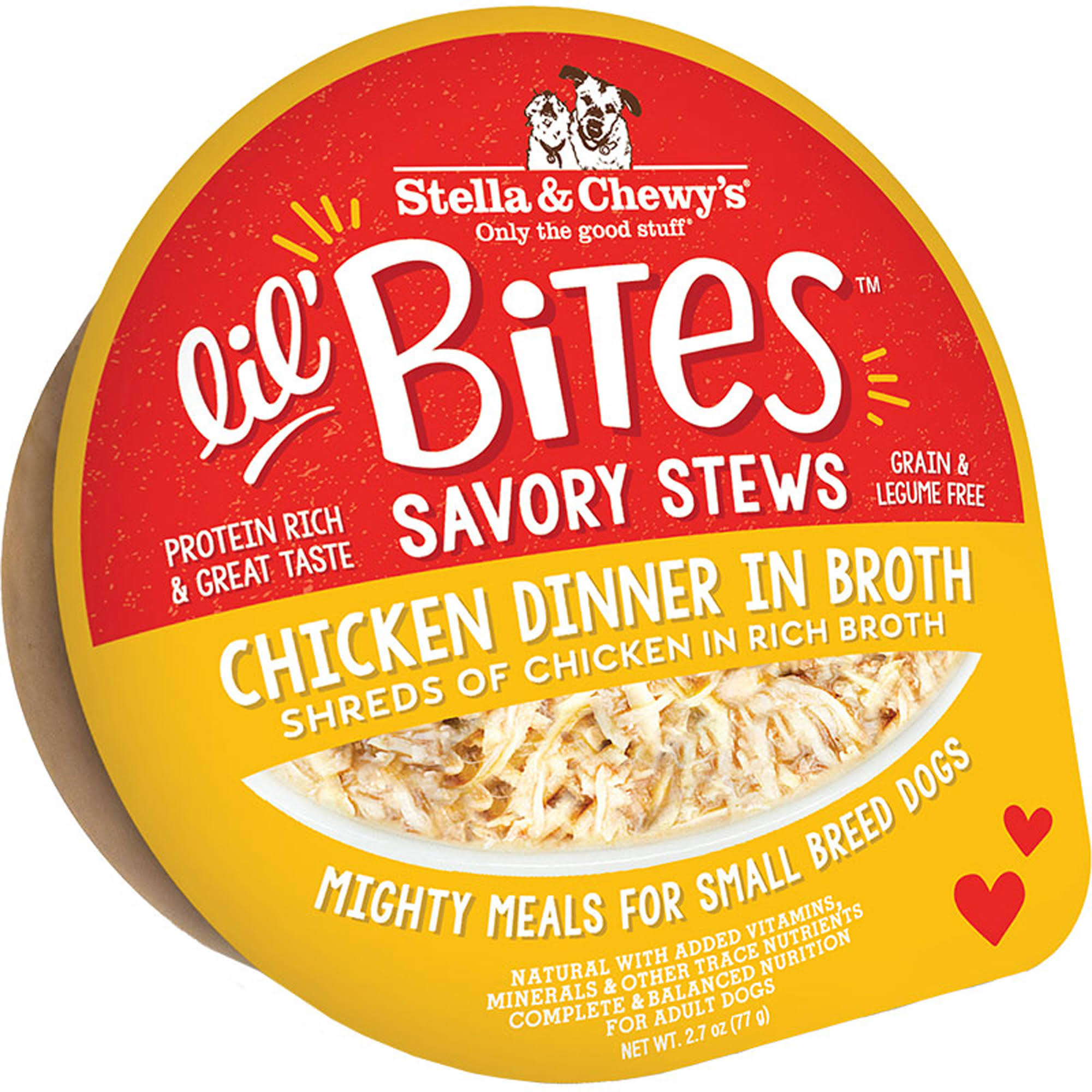Stella & Chewy's Dog Lil Bites Savory Stew Chicken, 2.7-oz