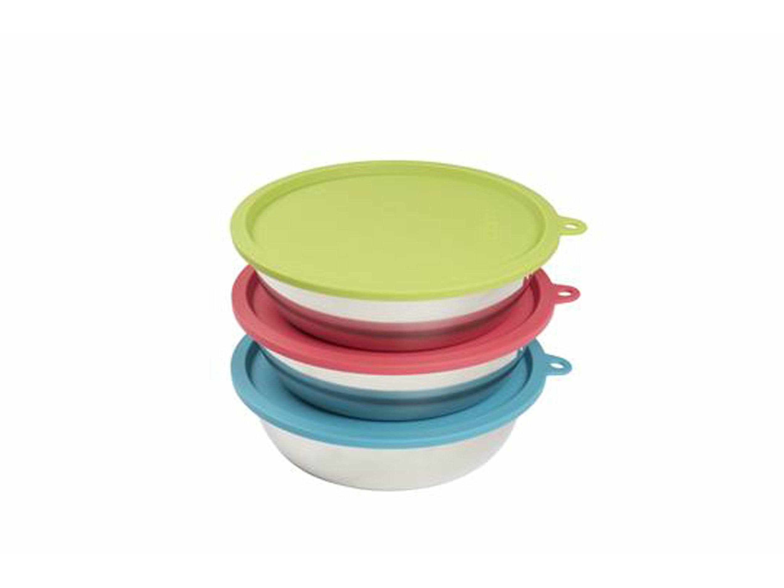 Messy Mutts 6 Pc Bowls With Lids