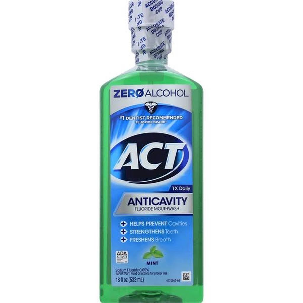 Act Anticavity Fluoride Mouthwash - 532ml, Mint