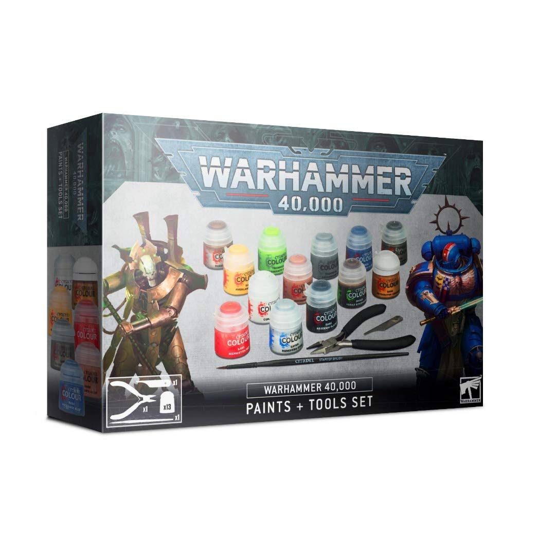 Warhammer 40K: Paints and Tools Set