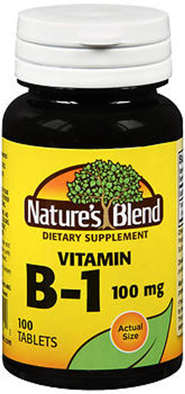 Nature's Blend Vitamin B1 100mg Tablets