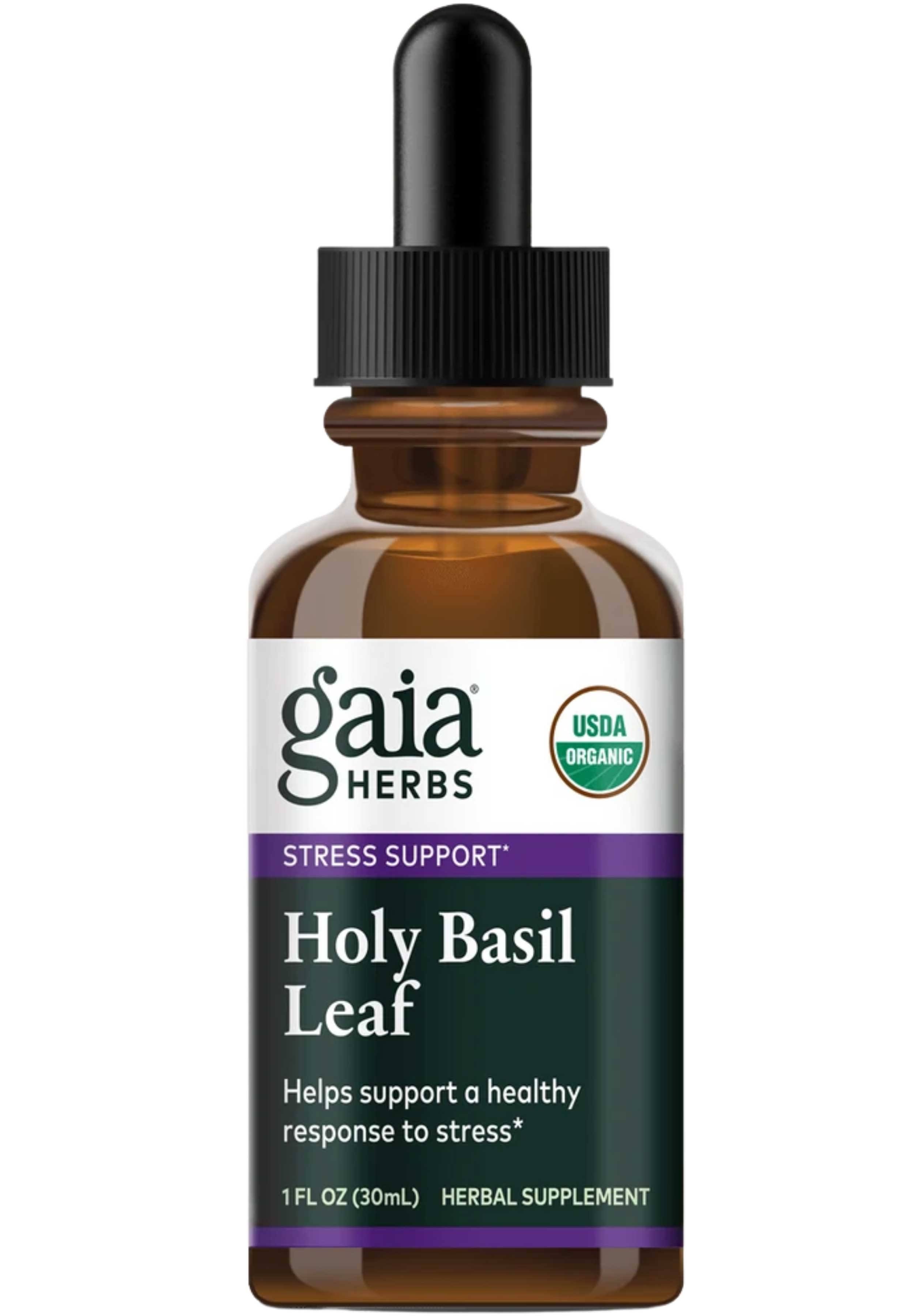 Gaia Herbs Holy Basil Leaf Supplement