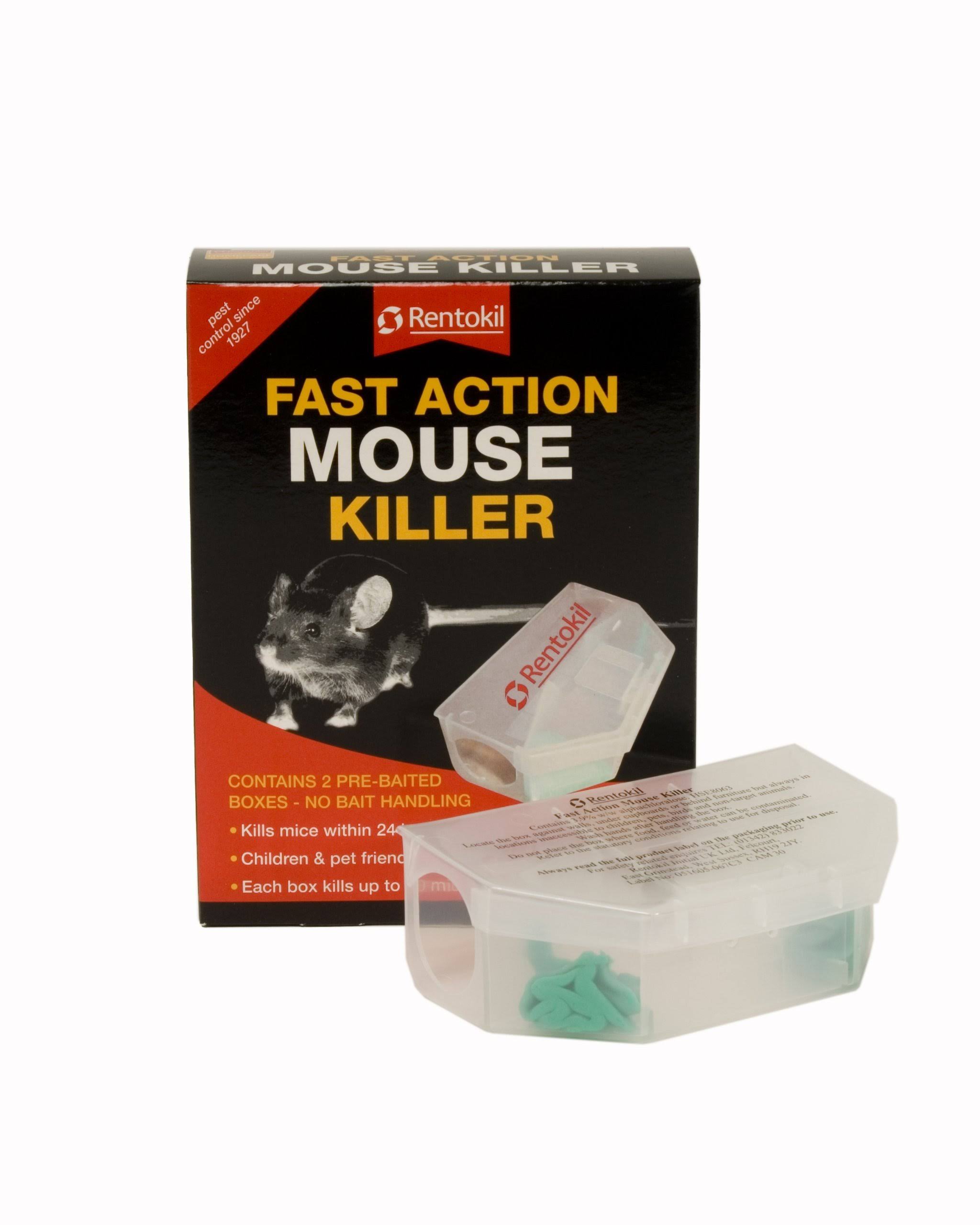 Rentokil Fast Action Mouse Killer - 2pk