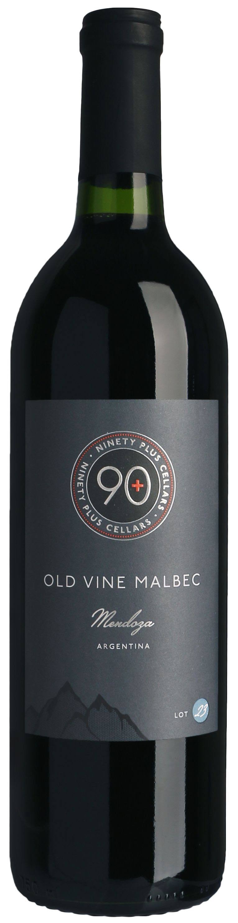 90+ Cellars Old Vine Malbec Lot 23 750ml