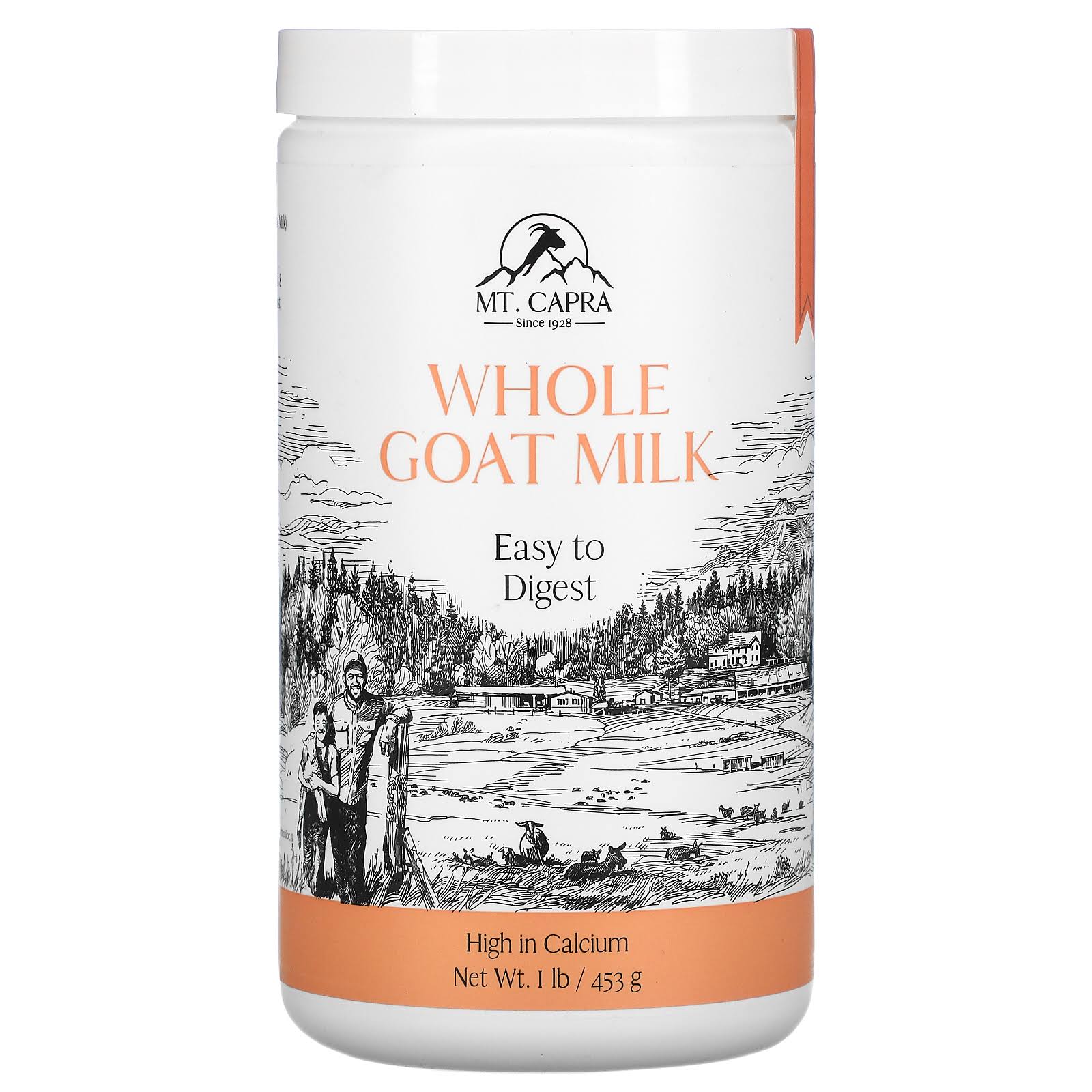 Mt. Capra - Whole Goat Milk Powder - CapraMilk - 1 lb (453 Grams)