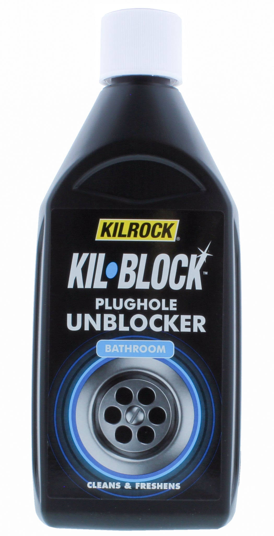 6 x Kilrock Kil-Bloc 500ml Drain Cleaner Bathroom