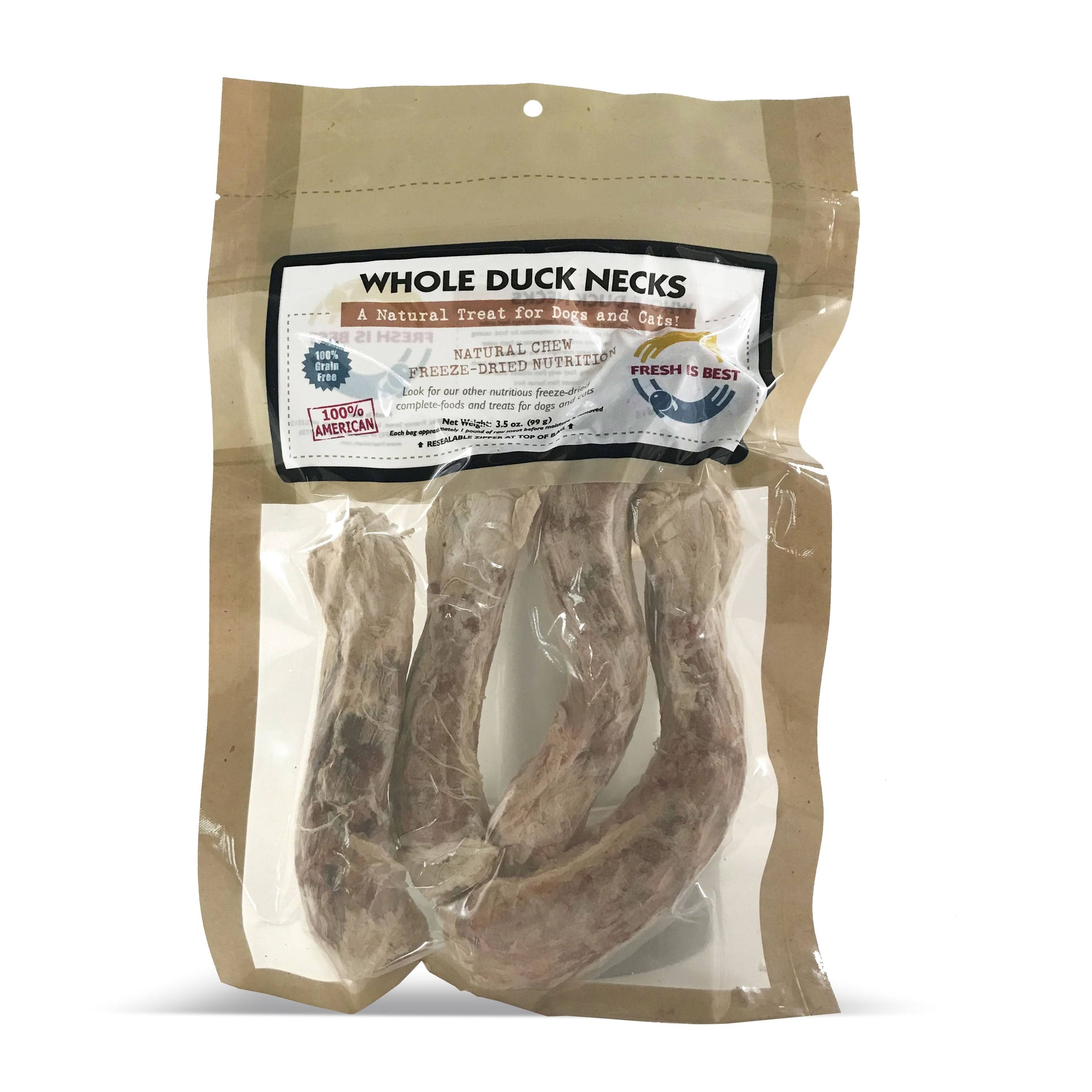 Fresh Is Best Freeze Dried Whole Duck Necks