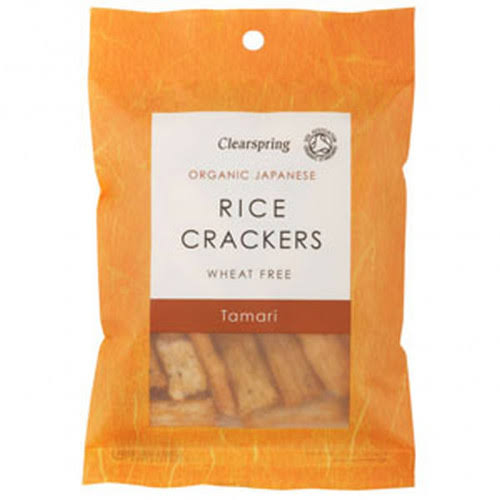 Clearspring Organic Japanese Rice Crackers - Tamari, 50g
