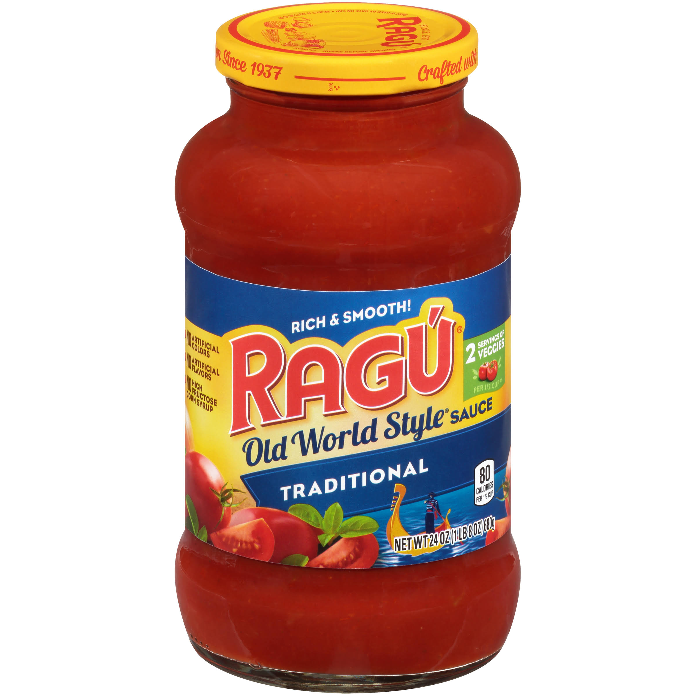 Ragú Old World Style Pasta Sauce - Traditional, 24oz