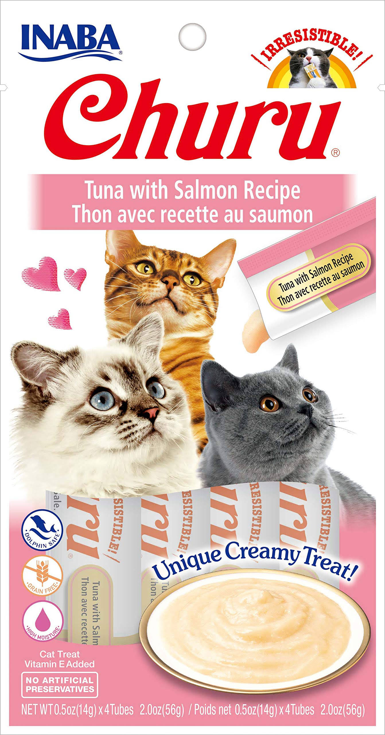 Inaba Churu Tuna with Salmon Puree Recipe Cat Treat