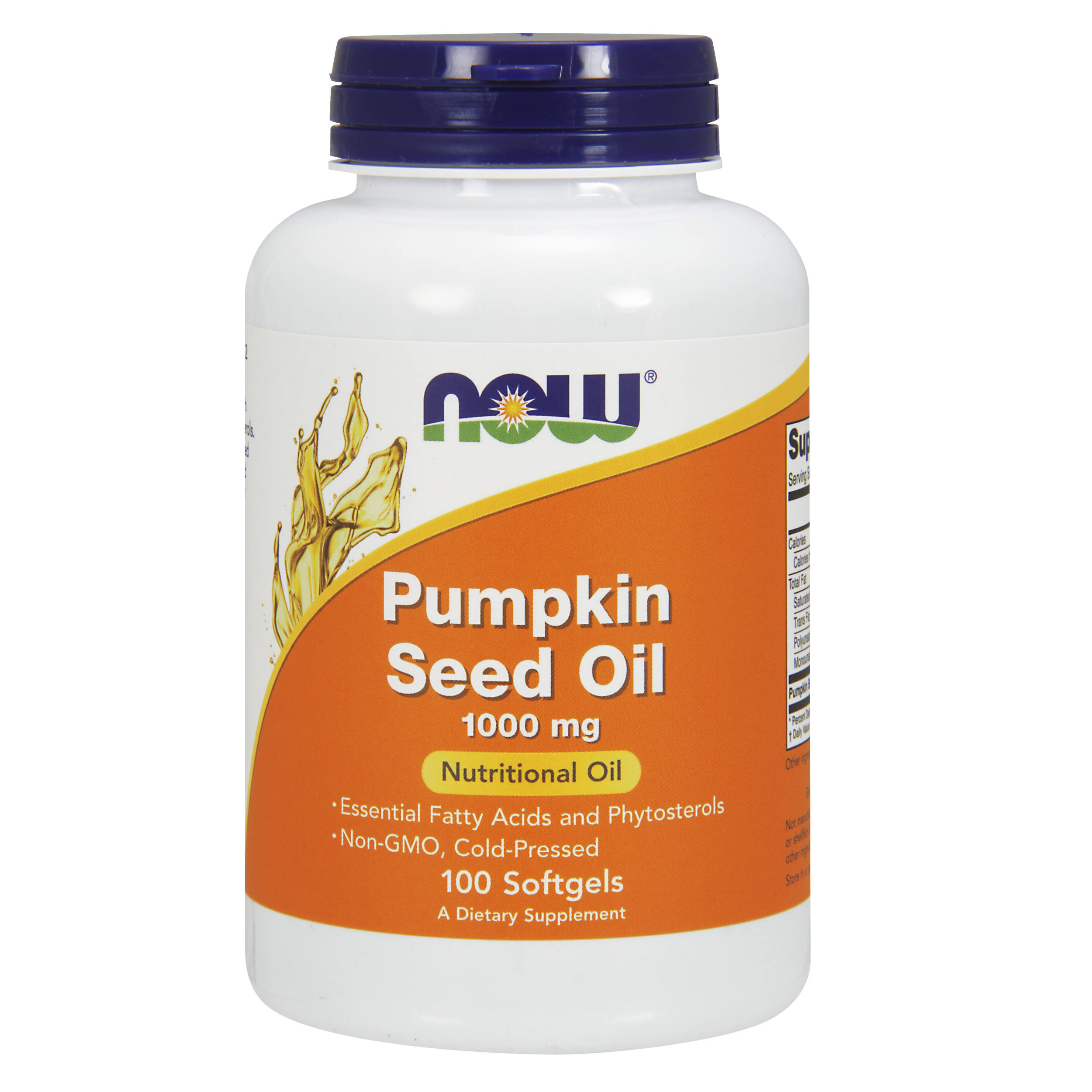 Now Foods Pumpkin Seed Oil - 1000mg, 100 Softgels