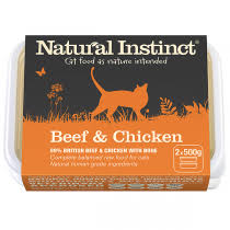 Natural Instinct Natural Cat Food - Beef & Chicken 2 x 250g