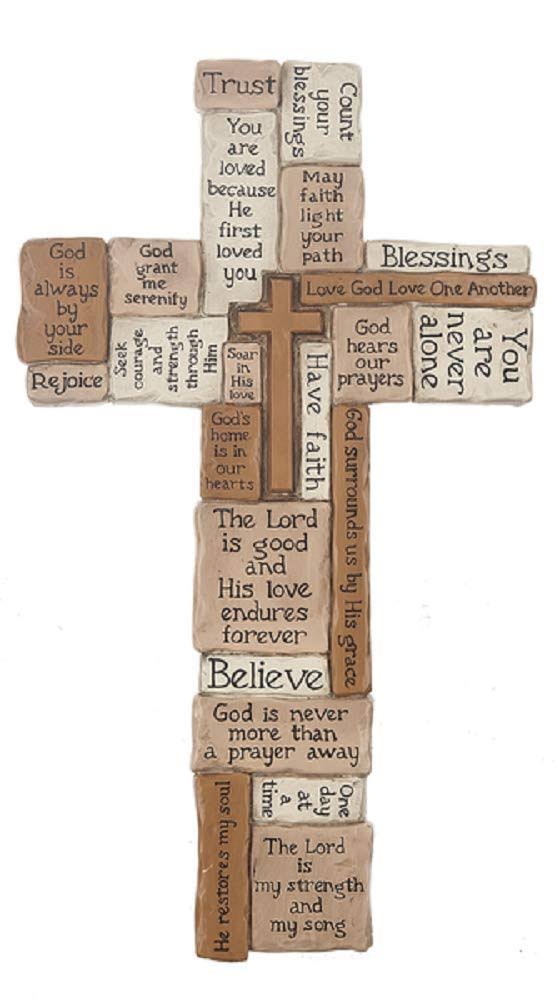 Ganz USA 163204 8 x 14 in. Collage Wall Cross
