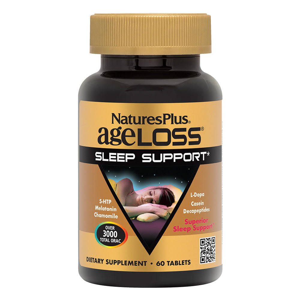 Nature's Plus Ageloss Sleep Support Dietary Supplement - 60 Capsules