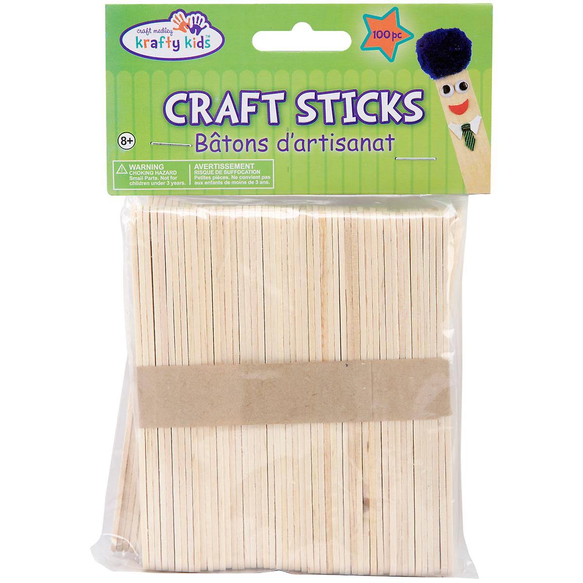 American Classics Corp Craft Popsicle Sticks - 4 1/2", 150pk
