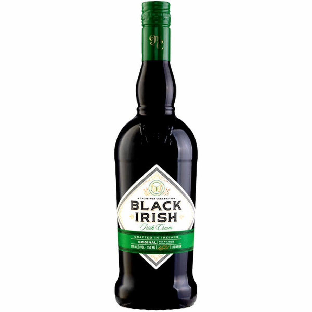 Black Irish Liqueur, Irish Cream, Original - 750 ml