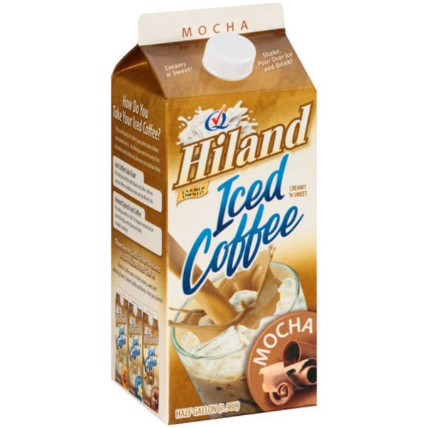 Hiland Iced Coffee - Mocha, 64oz