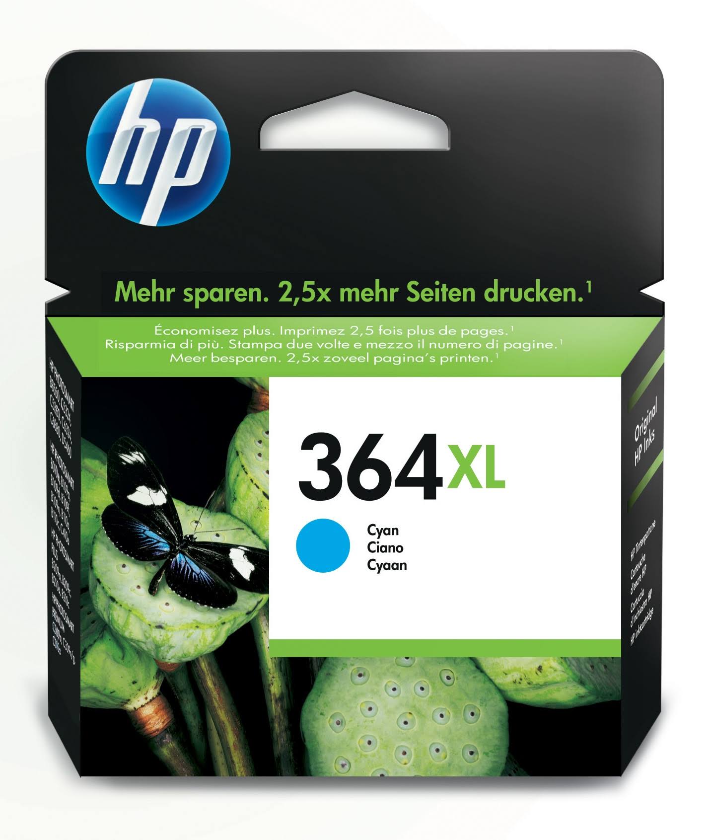 HP 364XL Printer Ink Cartridge - Cyan