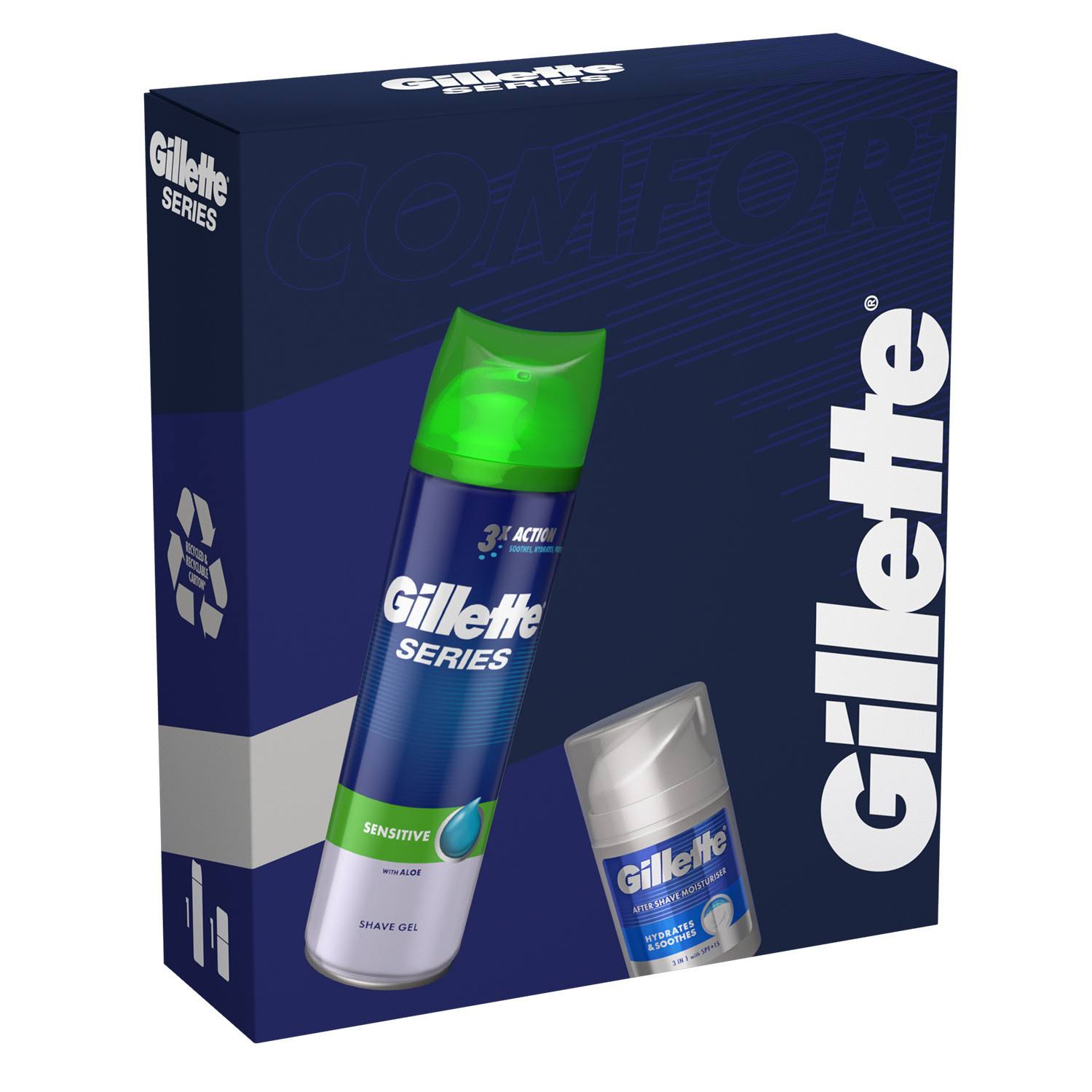 Gillette Series Sensitive Gel & Moisturiser Gift Set