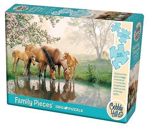Cobble Hill 350 Piece Family Puzzle - Horse - Contains Small, Medium A
