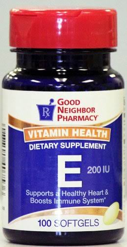 GNP Vitamin Health E 200 IU (100 Softgels)