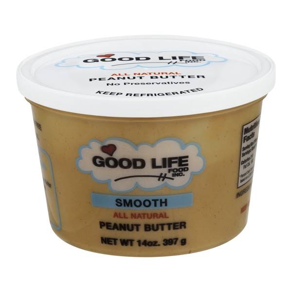 Good Life Food Inc. Peanut Butter Smooth All Natural - 14 oz