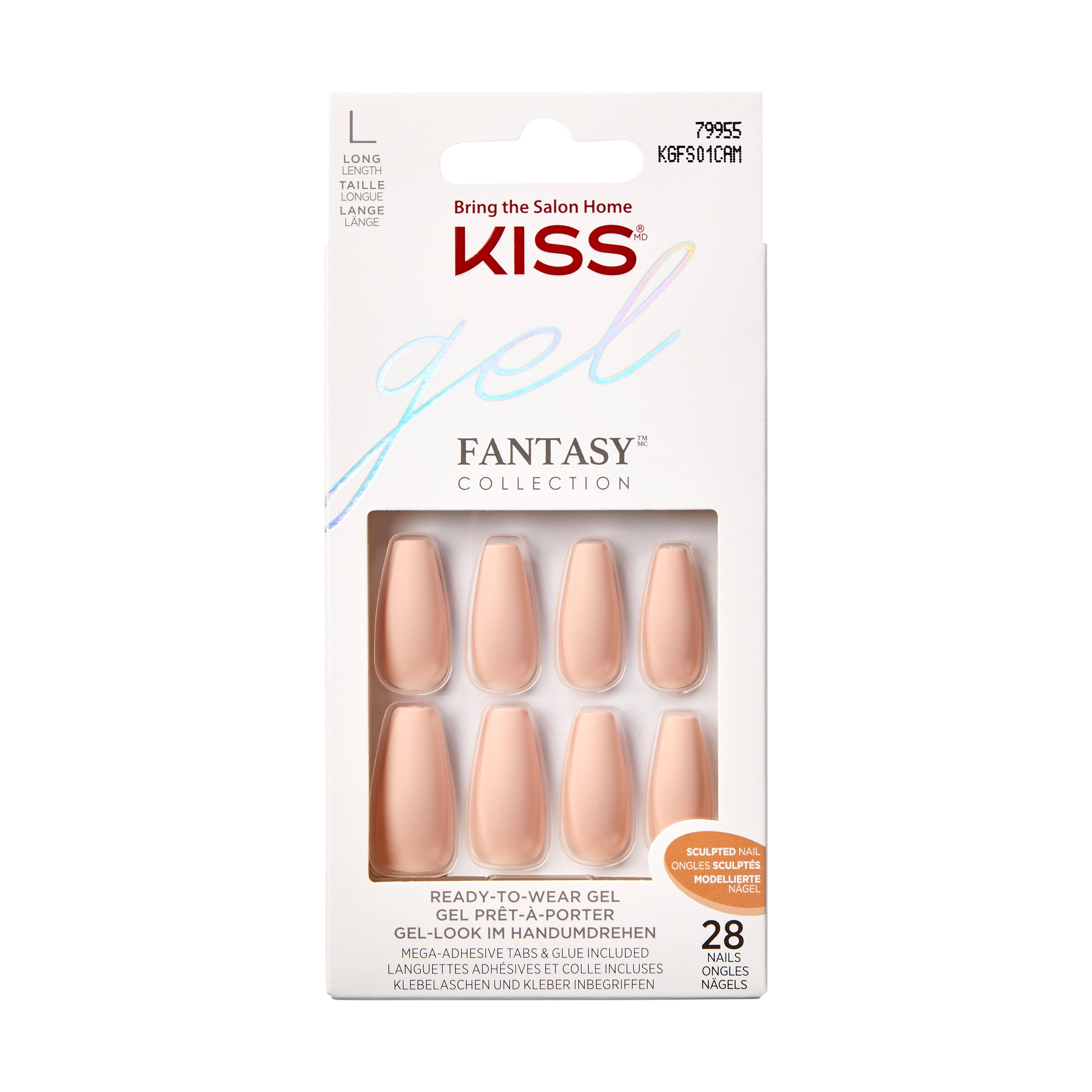 Kiss Gel Fantasy Sculpted Nails - 4 The Cause