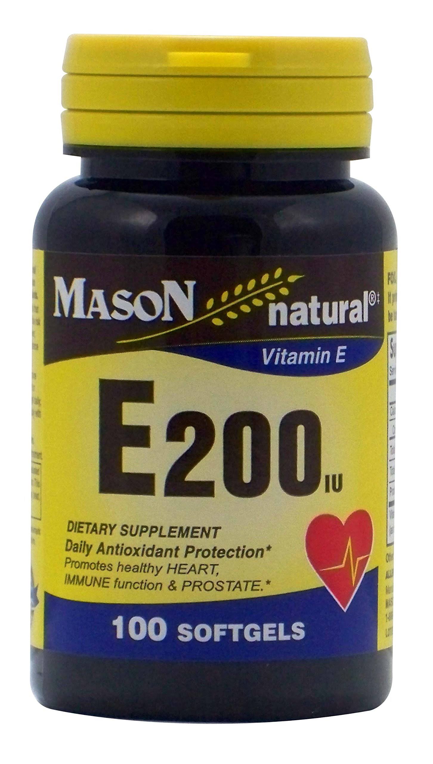 Mason Natural Vitamin E 200iu Dietary Supplement - 100ct