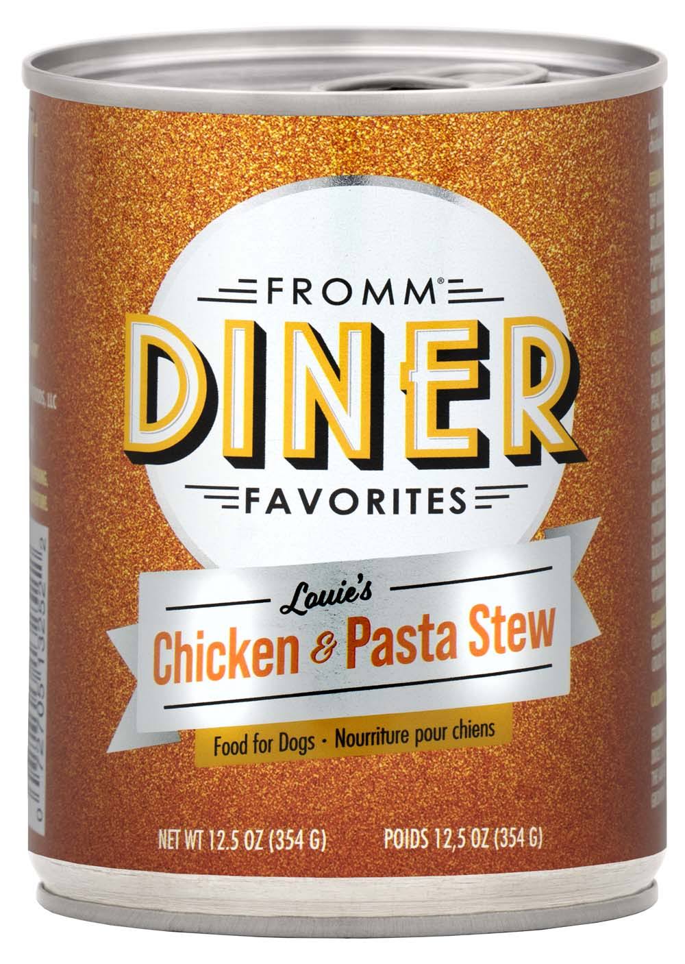 Fromm Diner Louie's Chicken & Pasta Stew Canned Dog Food 12.5oz