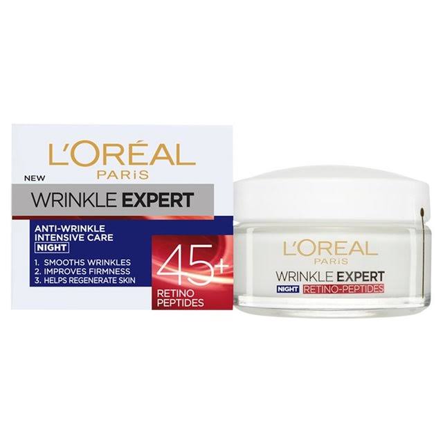 L'Oreal Wrinkle Expert 45+ Night Cream, 50 ml