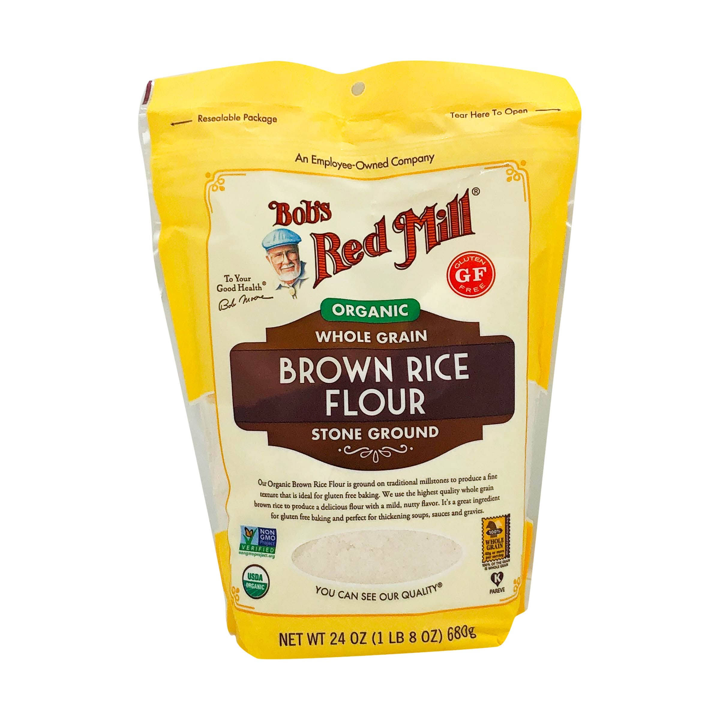 Bob's Red Mill Organic Brown Rice Flour, 24 oz