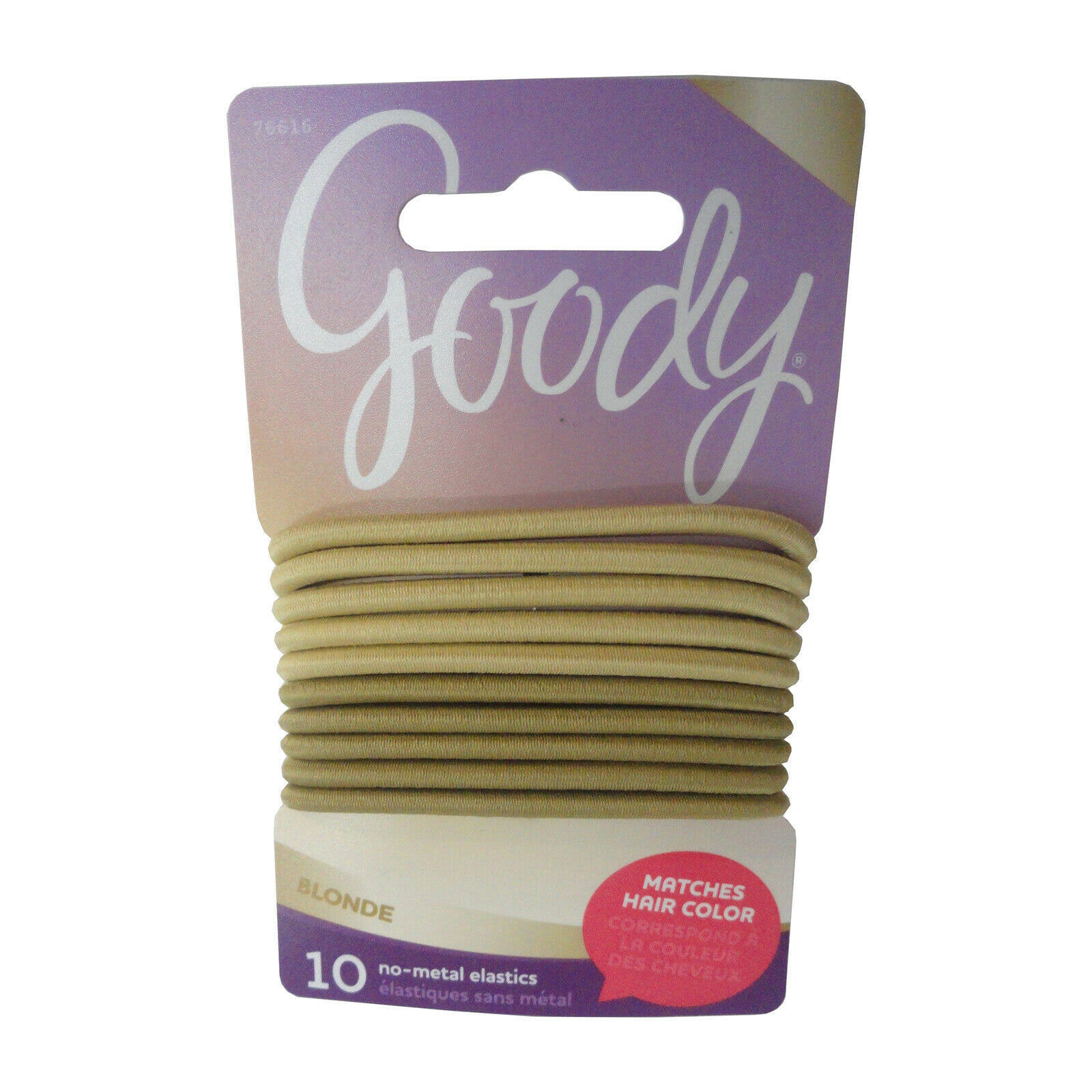 Goody Colour Collection Elastics - 4mm, Blonde, 10ct