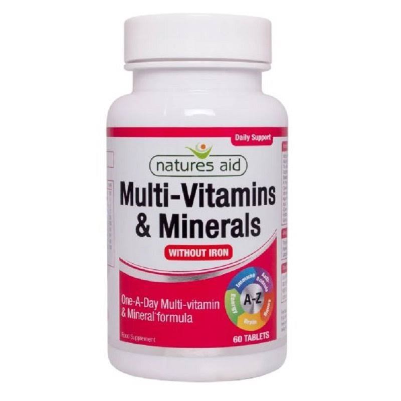Nature's Aid Multi-Vitamins & Minerals - 90 capsules