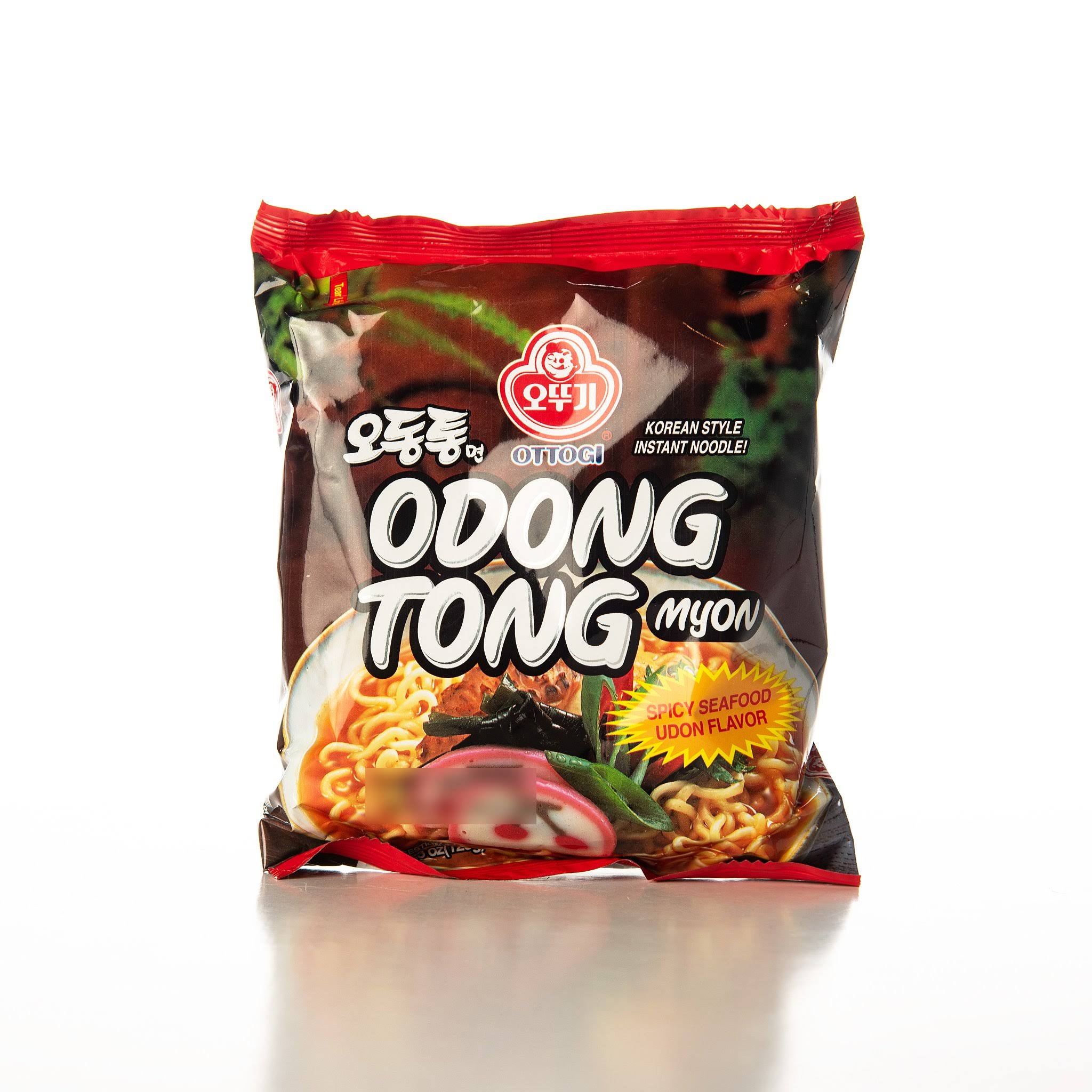 Ottogi Odongtong Myon Spicy Seafood Udon Noodle