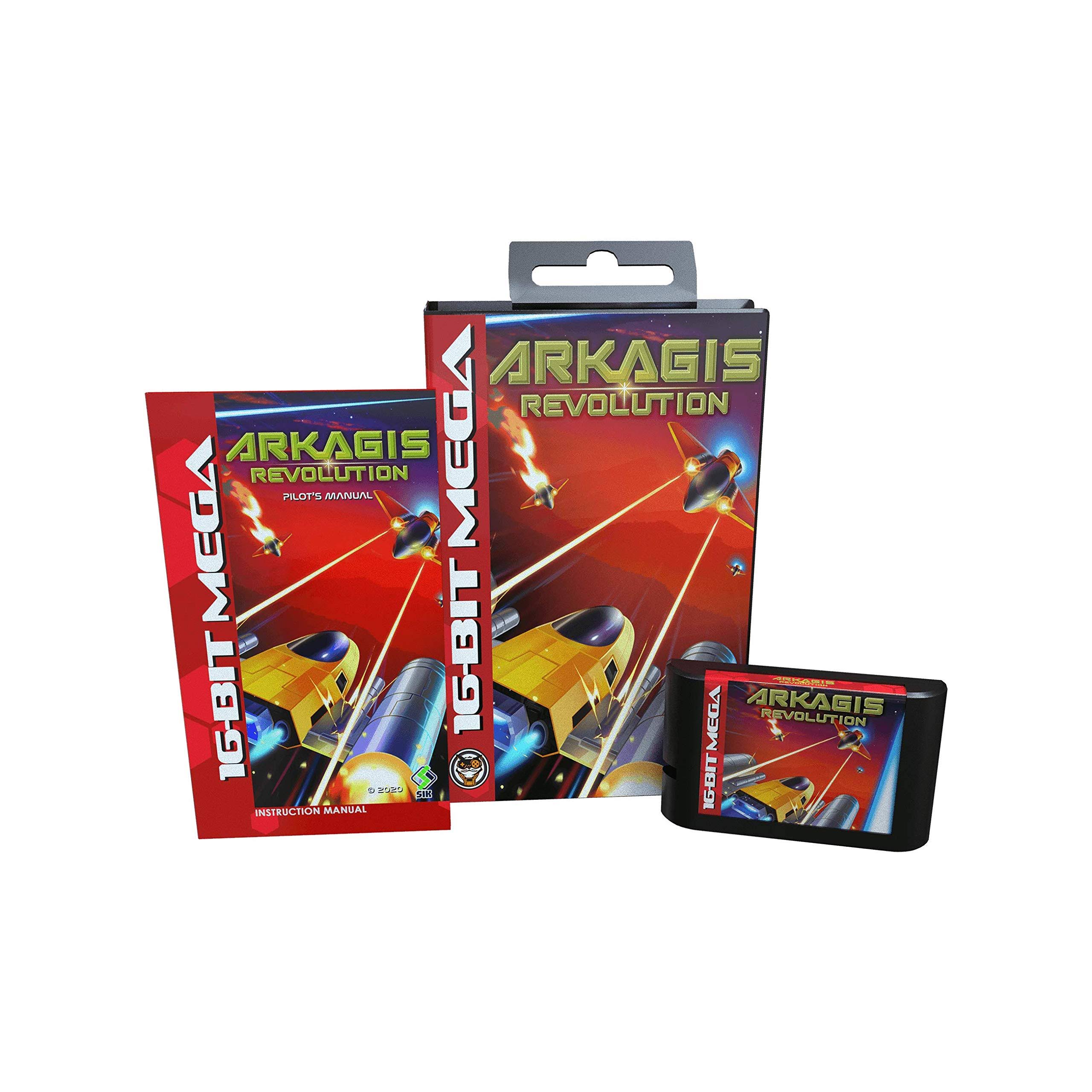 Sega Genesis Arkagis Revolution Video Game Cartridge
