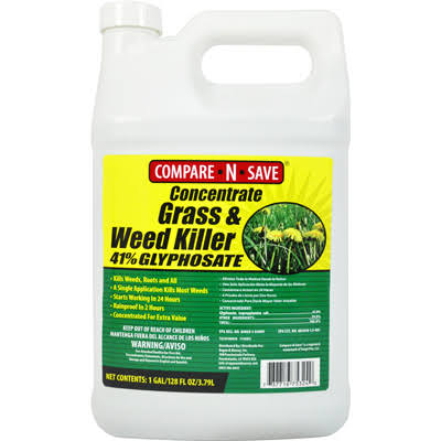 Compare-N-Save Grass & Weed Killer 41% Glyphosate Concentrate - 1gal